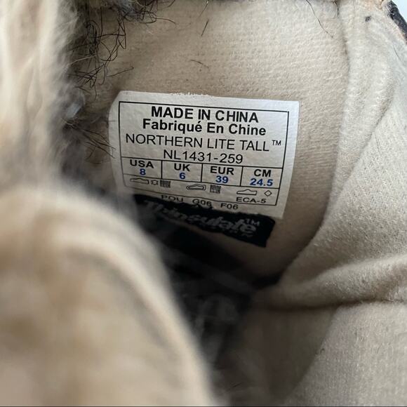 Sorel Northern Lite Tall Snow Boot Waterproof Suede Faux Fur Brown 8 EUC - Picture 11 of 12